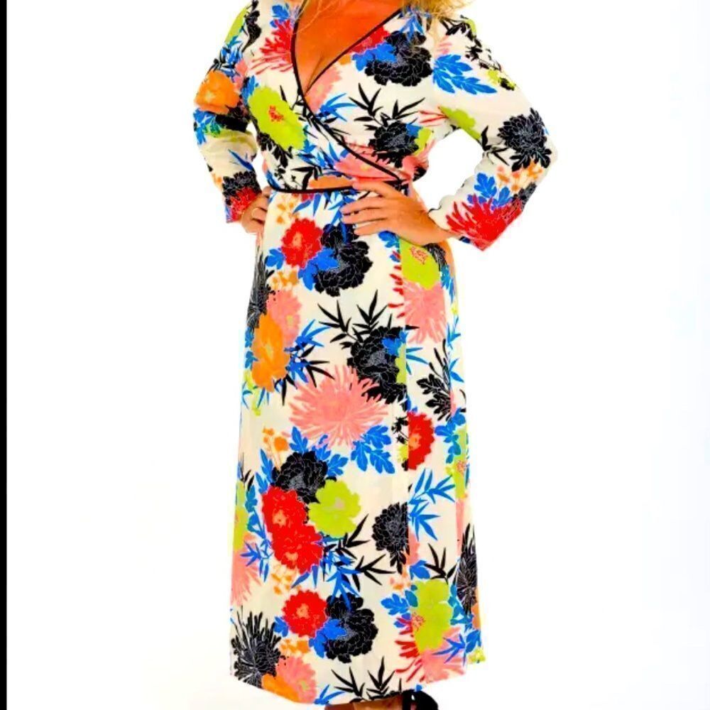 Top shop Floral Wrap Dress‎